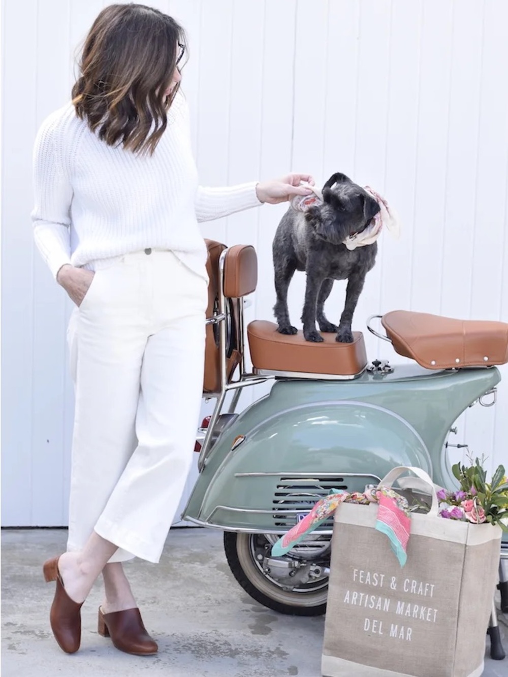 Everlane Wide-Leg Crop Jeans Bone White Size 4